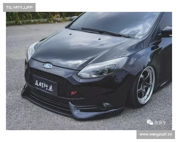 专车专用空气减震，福克斯改装HF风格轮毂齐边效果精准